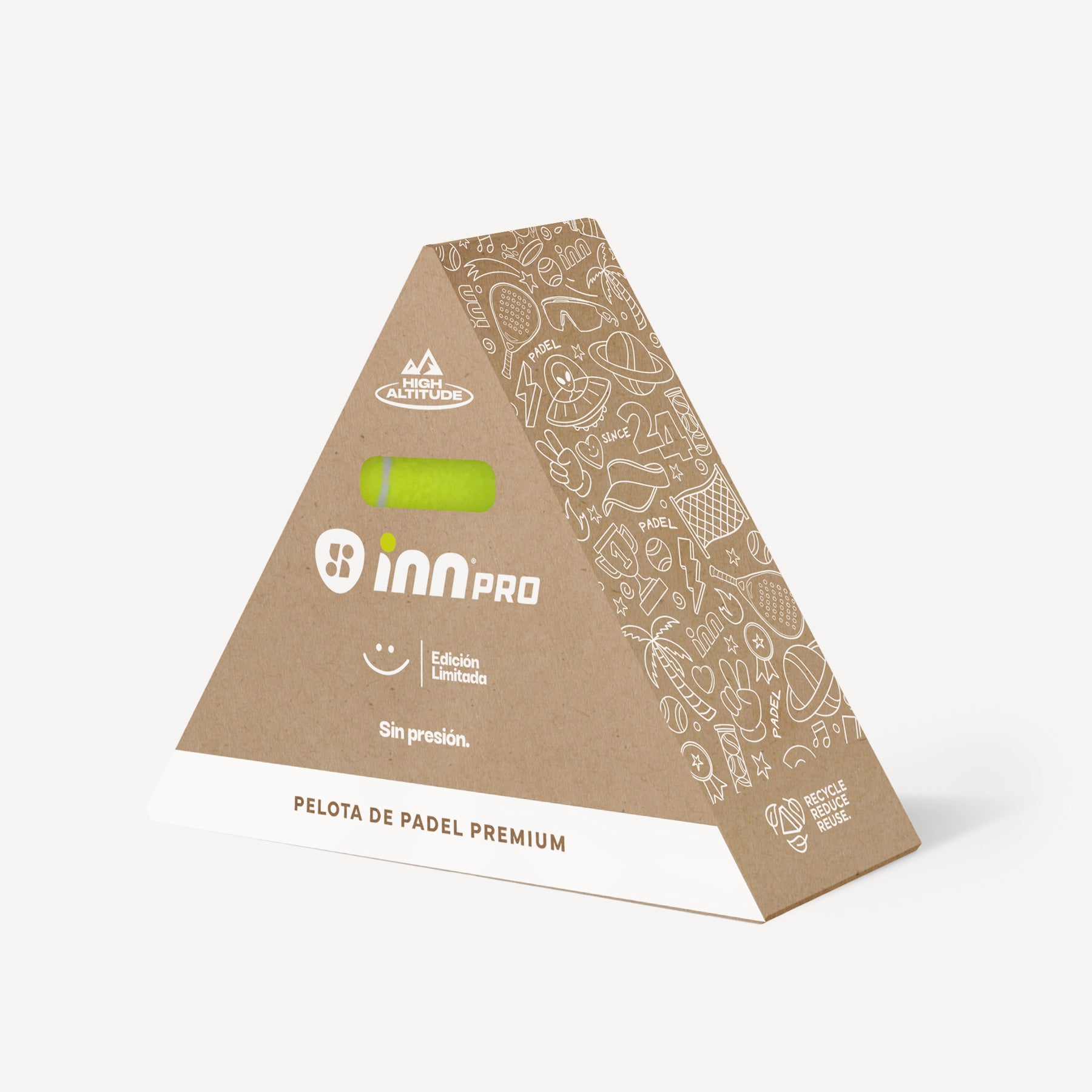 3 pelotas de padel sin presion inn pro